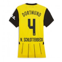 Fotbalové Dres Borussia Dortmund Nico Schlotterbeck #4 Dámské Domácí 2024-25 Krátký Rukáv